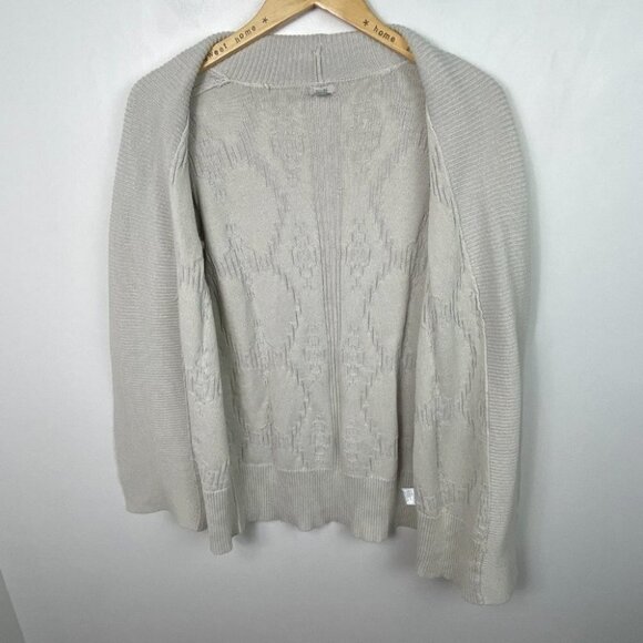 Urban Outfitters Open Front Knit Cardigan Sweater Beige Tan Size Medium Boho M - Picture 14 of 14